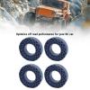 TengXiCLP 4Pcs 1.9in RC Car Tire Silicone Insert, Enhanced Grip Elastic Wheel Tire Insert for 1/10 RC Crawler Car, Rhombus Design Inner Filler for Off Road Stability (Blue) view 4