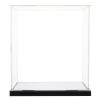 Hohopeti DIY Acrylic Display Case for Collectibles with Mirror Base, Storage Box 26x18.5x16cm for Model Figures and Artifacts Showcase view 1