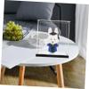 Hohopeti DIY Acrylic Display Case for Collectibles with Mirror Base, Storage Box 26x18.5x16cm for Model Figures and Artifacts Showcase view 4