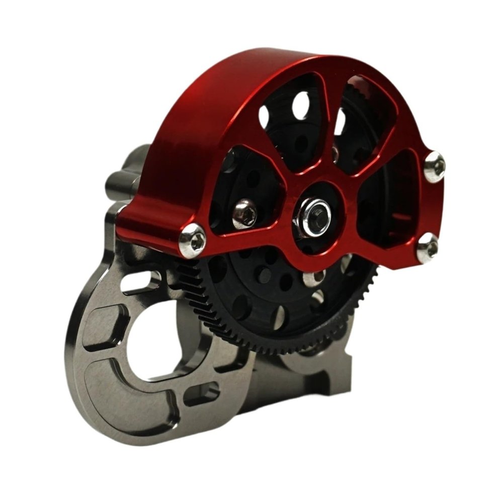 Aluminum Alloy Transmission Center Gearbox Gear Compatible with Axial SCX10 90047 Wrangler 1/10 RC Crawler Car Model Upgarde Parts