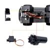 RC Car Toys For TRX4M For Bronco For Defender For JJRC C8809 C8801 1/18 2-Speed Gearbox Assembly Transmission Motor Set With Servo RC Crawler view 4