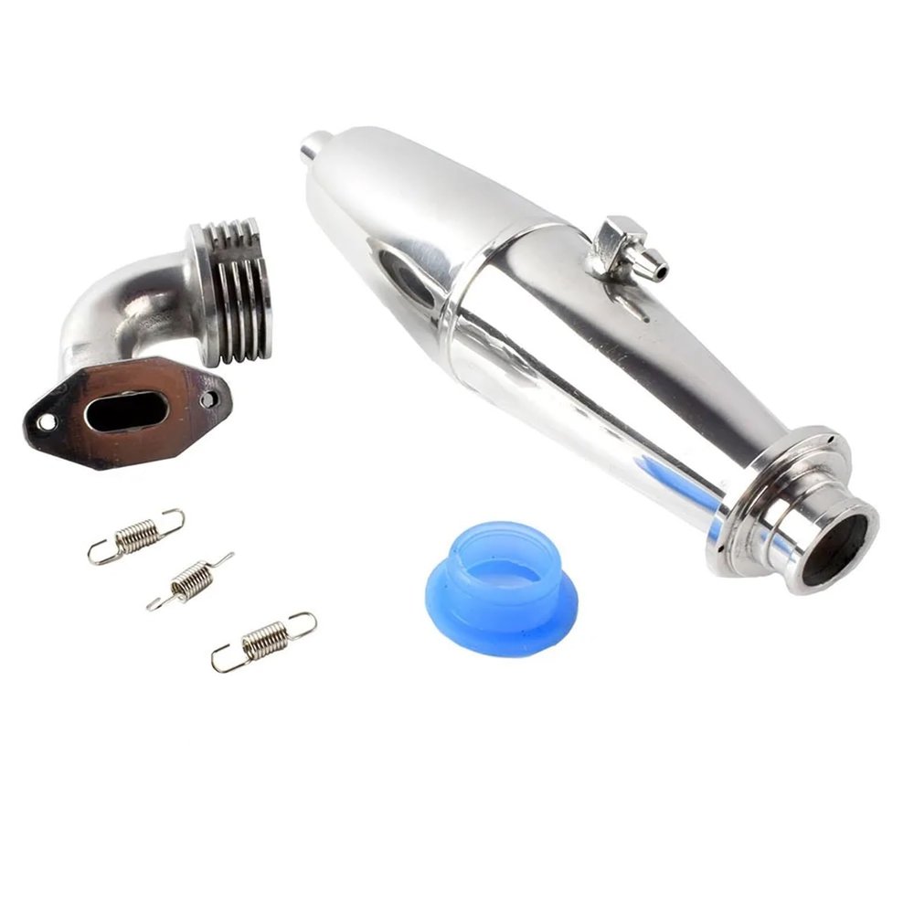 For HSP 94122 94166 94106 BQ001 For Baja 1/10 1 Set Thicken Exhaust Pipe Engine Parts Upgrade Scale Models RC Car Rc Models Accessories