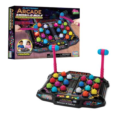 Kidoozie - Electronic Arcade Smash-A-Mole - Electronic Tabletop Arcade Game