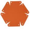 Abaodam Large Brown Pu Leather Dice Tray Folding Sundries Storage Tray for Tabletop RPG Board Games and Party Accessories Organizer view 1