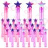 EYxsaxenk Star Mini Bubble Wands Bulk Purple Pink Gradient Bubbles Sticks view 1