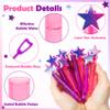 EYxsaxenk Star Mini Bubble Wands Bulk Purple Pink Gradient Bubbles Sticks view 3