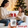 1:12 Scale Dollhouse Miniature Washing Machine, Real Rotating Drum with Openable Lid & Drain Pipe, Micro Landscape Decoration Accessories(Green) view 4