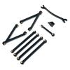 BOQEXSS for FMS FCX24M for Camel Cup 1/24 Metal Chassis Links Pull Rods and Steering Set RC Crawler Car Parts Accessories Rc Models Accessories(Black) view 2