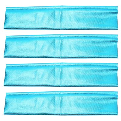 EBGHYS 4PCS RC Shock Absorber Cover, Universal Breathable Polyester Dust Cover for 1/8 RC Car with Spring Width 21-25mm (Blue)