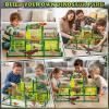 Hisatisfy Dinosaur Building Set with 137PCS 13 Realistic Figures, STEM Toy for Kids 3-8, Create Your Own Dino World, Openable Cages & Battle Action, Birthday Gift for Boys & Girls, Square view 2