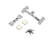 AQWBTYD Compatible with MN D90 for MN-90 for MN99S 1/12 RC Car Upgrade Parts Metal Pull Rod Steering Link Rod Pull Rod Base Servo Bracket Set RC Car Part Accessories view 2
