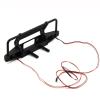 Rc Bumper Models For TRX4 For Defender For Axial For SCX10 II 90046 1/10 Adjustable Metal Front Bumper With Light RC Crawler Car Upgrade Part view 3
