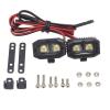 RC lighting Parts For Axial For Scx10 90046 For Traxxas For Trx4 For Trx6 For Wraith Rr10 For Mst For Redcat Gen8 1/10 Lights Spotlights Rc Crawler view 1
