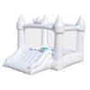 HAPYBOUCY PVC White Bounce House, Bounce House for Kids 3-6 with Slide, Bouncy House Blower Included for Indoor Outdoor Use, 10ft L x 8.3ft W x 7ft H, Kids Bouncy Castle, Blow Up Jumping Bouncer view 1