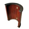 lafengyan 96 Inch Green Poker Table with Wood Frame, U-Shaped Legs, Cup Holders, Chip Tray and Drop Box for Home Game Night view 4