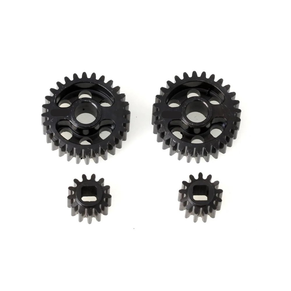 1/8 RC Crawler Car Hard Steel Front Rear Axle Portal Drive Gear Set 32P 28T/13T for Axial FOR Gilamon confident