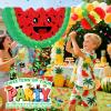 27.5" Watermelon Pinata - Fruit Paper Easy-Fill Design & Pinatas for Kids Birthday Party Decoration, Vibrant Fruit Theme & Watermelon Summer Party Decor view 2