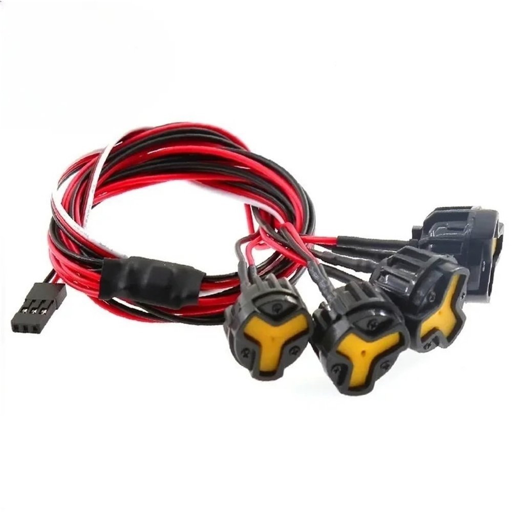 For Axial For SCX10 90046 For Wraith RR10 VS4-10 For Redcat Gen8 For TRX4 1/10 Top Lights Spotlight RC Car Upgrades Rc Models Accessories(R479 3)