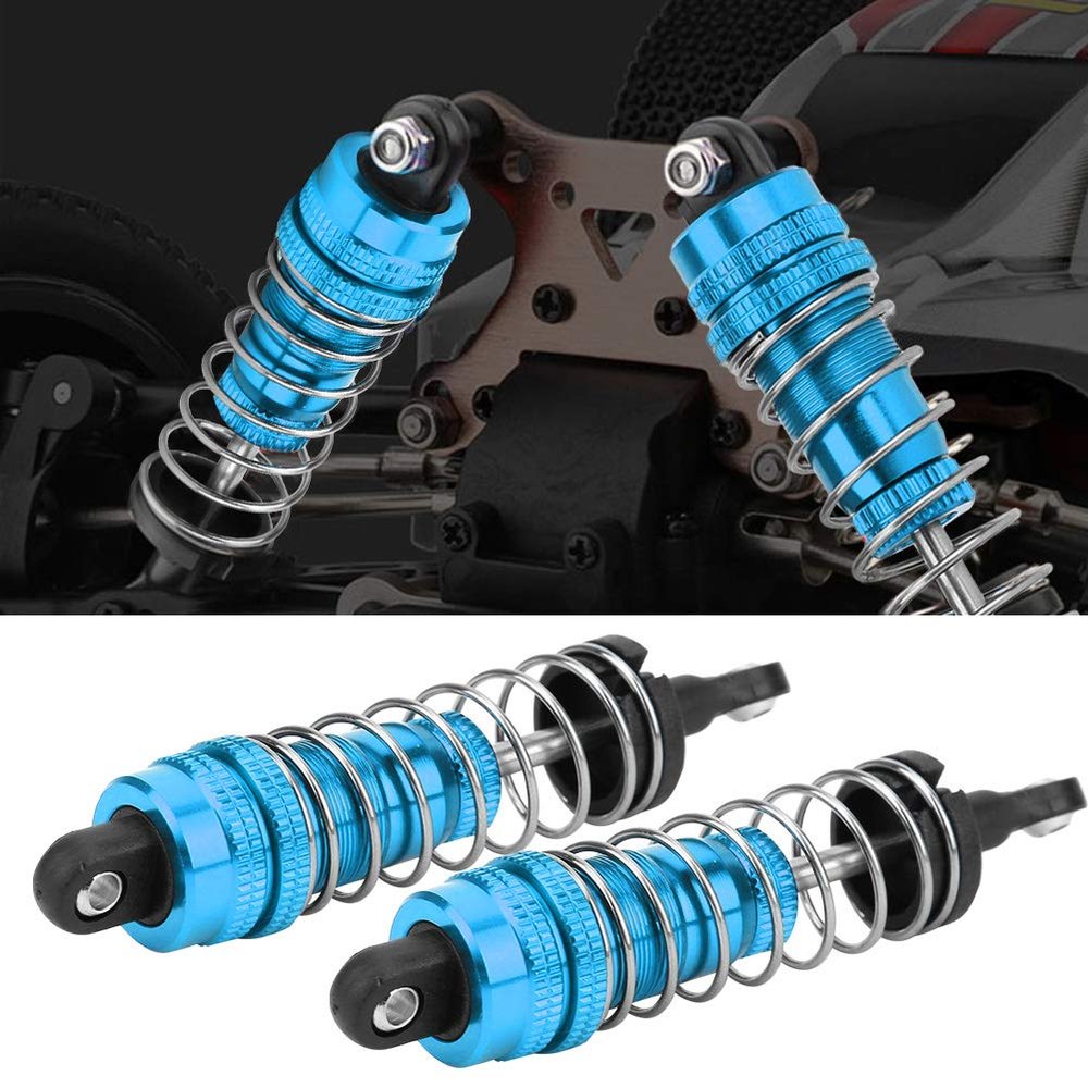 Estink Metal Shock Struts Damper, RC Car Accessory with Easy Installation and Stable Performance, for 144001 1/14 RC Model (Blue)