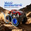 Iridety Boys and Girls 1:64 Scale Monster Trucks Toy Trucks,Metal Body,Giant Wheels, 4-Wheel Drive Friction Powered,Favorite Superhero and Cool Designs, Age 3, 4 (Spider) view 4