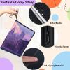Gublec Card Binder, Fantasy Quite City Trading Card Holder with Zip & Clear Sleeves, Leather, Holds 400/900 Cards for Game Cards, Sports Cards view 3