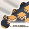 CUPADA Baby Blankets Infant Blanket Sandwich Cookie Pattern Print Toddler Blankets Soft Warm Personalized Nap Blanket for Daycare Stroller Cover view 3