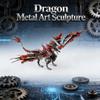 3D Metal Puzzle for Adults, 3D Metal Dragon Model, DIY Mechanical Steampunk Dragon Puzzle, Fire-Breathing Mechanical Dragons, Brain Teaser Puzzles & Desk Decor Collectible Gift for Adults, 200+PCS view 4