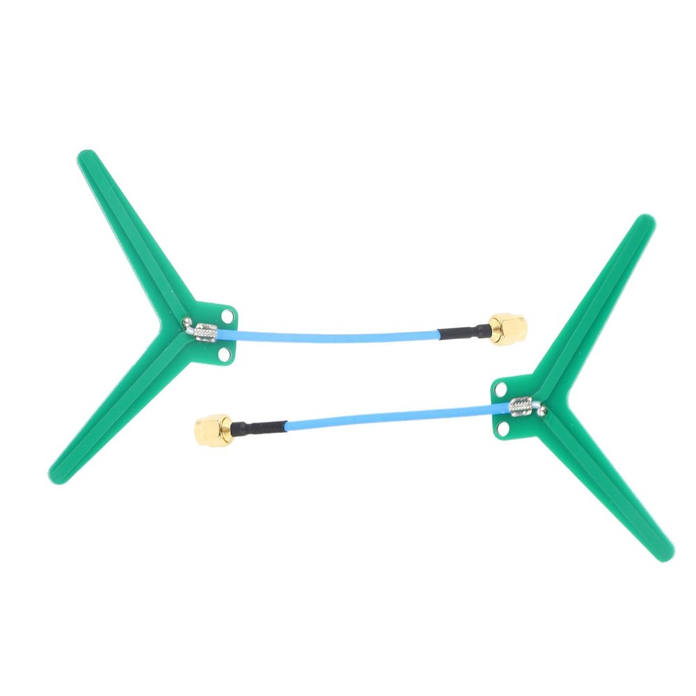 BAFOVY 2pcs Y1240 FPV Antennae, 3dBi Dipole FPV Antennae for RC Drone Goggles Display Transmitter VTX Receiver, with Wide Signal Coverage and High Transmission Efficiency