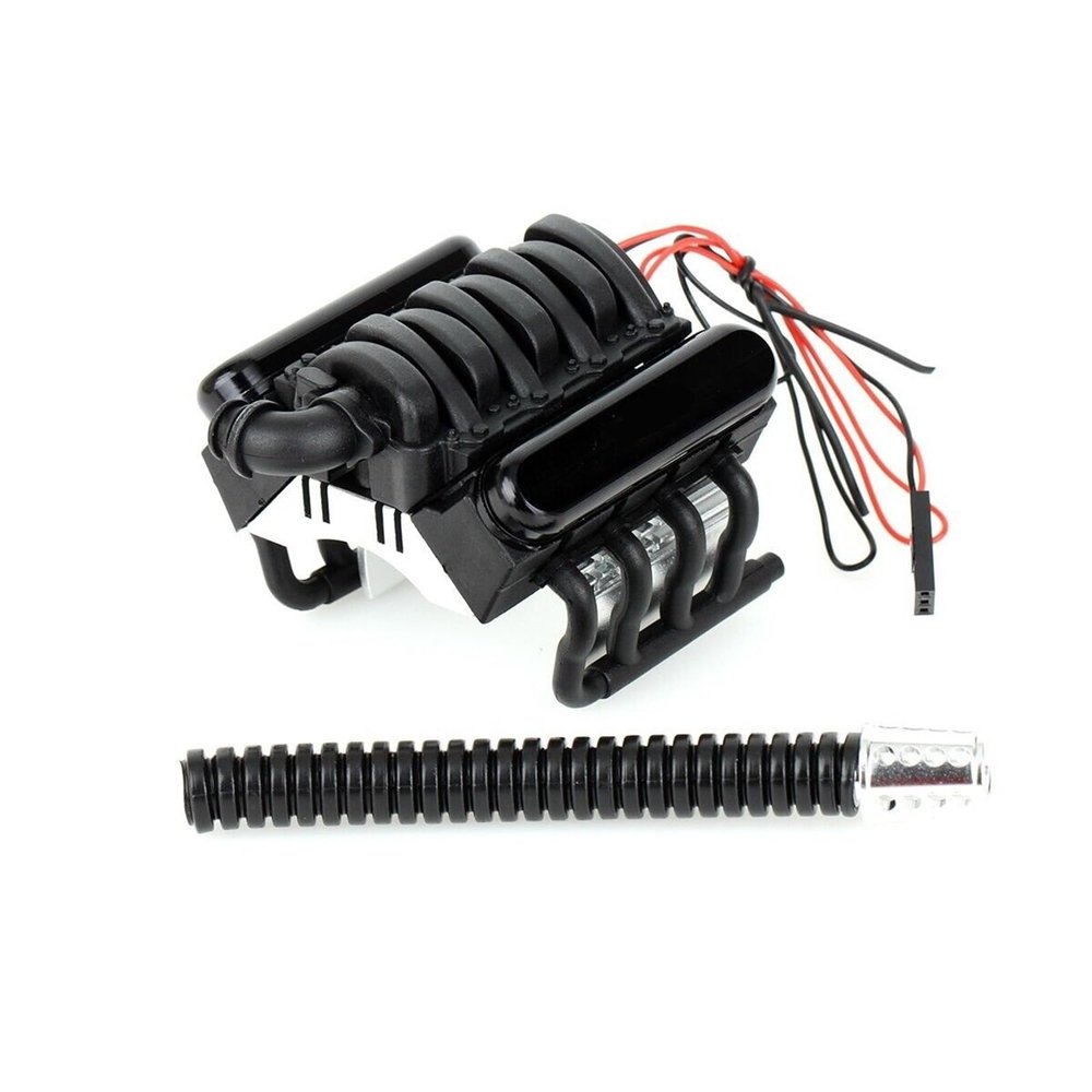 1/10 RC Crawler Aluminum V8 Heat Sink Cooling Fan for Traxxas TRX4 TRX6 for Axial SCX10 II III Parts Accessories confident