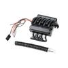 1/10 RC Crawler Aluminum V8 Heat Sink Cooling Fan for Traxxas TRX4 TRX6 for Axial SCX10 II III Parts Accessories confident view 4