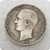 1873 Greek 5 Drachmai Coin Replica Featuring King George I - Historical Collectible for Numismatists and History Enthusiasts view 1