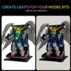 LBASE Wireless LED Light Sets Compatible for Gundam RG HG MGSD Q Models (7th gen x 3 + 5 Light Beads view 2