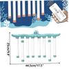 NASSMOSSE Reflex Challenge Game - Fun Family Game for Hand Eye Coordination Training, Adjustable Speed Catching Sticks Toy with Lights, USB Rechargeable for Kids and Adults, Blue view 2