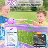 Cordless Water Table Pump, Rechargeable Water Pump with 2 Speed & Light-Up Whale, 3 Hours Non-Stop Fun Summer Outdoor Water Play Toys/Water Table Accessories for Toddlers KidsLED Glare view 4