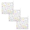 Burbuja Easter Eggs Baby Washcloths - Muslin Cotton Soft Absorbent Towel for Newborn Baby Sensitive Skin - Essential Item, 12x12 in, 3 Pack view 1