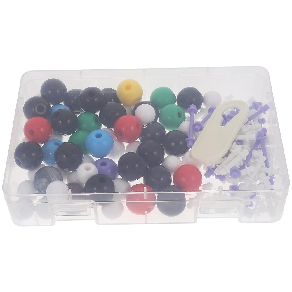 Homoyoyo Molecular Model Kit Chemistry Kit for Students with 63 Spheres and 86 Bonds, Educational Science for Chemistry Lessons and Molecular Structure Building
