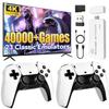 2026 New M15 Retro Gaming Console, Retro Gaming Stick with 40,000+ Classic Games & 23 Emulators, Plug & Play 4K HDMI TV Game Console with Dual 2.4G Wireless Controllers, 128GB view 1