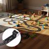 Deskium 10 Pcs Black Road Tape for Kids, 1.9 in X 16.4 Ft, DIY Toy Car Track, Fun Racing Party Decoration view 2