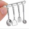 Mini Dollhouse Accessories Set, 1:12 Scale Tiny Miniature Decor for Doll House Furniture DIY (Cookware) view 1
