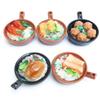 Mini Dollhouse Accessories Set, 1:12 Scale Tiny Miniature Decor for Doll House Furniture DIY (FiveDishes) view 1