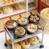 Mini Dollhouse Accessories Set, 1:12 Scale Tiny Miniature Decor for Doll House Furniture DIY (FiveDishes) view 4