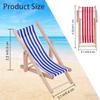 5 PCS Mini Beach Chair, Mini Dollhouse Accessories Set, 1:12 Scale Tiny Miniature Decor for Doll House Furniture DIY (MiniBeachChair) view 4