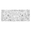 Graduation Party Giant Coloring Poster, 183x76cm Paper 2026 Graduation Drawing Banner Large Reusable Wall Art for Classroom, School, Home, Party view 1