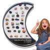 Gem Stones for Kids, 32pcs Natural Crystal Collection Specimen Box in Acrylic Case (8x15cm), STEM Science Activities, Geography Education, Home Decoration, Unique Gift for Boys & Girls view 2