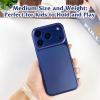 Dummy Fake Phone Model, Looks Like The Real Phone Compatible with Phone 17 Pro, for Cell Phone Store Display or Send a Toy Phone 17pro for Kids (Dark Blue Rainbow Front) view 4
