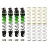 TREAL Aluminum Adjustable Shock Dampers (4P) 26mm for Axial SCX30(Green) view 1
