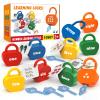 GEERAY Toddler Lock and Key Set, 10PCS Montessori Educational Toy, Numbers Matching & Counting Fine Motor Learning Lock Toys for Ages 3+, Preschool & Kindergarten Classroom Must Haves, Birthday Gifts view 1