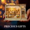 Spilay DIY Miniature House Kit, Vitrine's Tale Miniature Dollhouse Kit with LED Light, Mini House Building Kit Book Nook for Adult, Creative Bookshelf Decoration & Unique Gift view 4