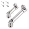 2pcs Stainless Steel Drive Shafts for 1/30 Axial SCX30 Upgrade, High Strength RC Crawler Parts & Accessories Scale-Accurate Design with Screws Durable & Easy to Install view 1