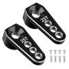 AllinRC 25T Aluminum Servo Horn 6mm Gear for TRX-4M 1/18 RC Crawler High-Torque Micro Servo Steering Arm Upgrade, Compatible with Stock Servo (2-Pack) view 1